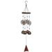 Sunset Vista Designs 074050 - 27" Metal/Wood Swirls and Bells Wind Chime