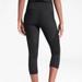 Athleta Pants & Jumpsuits | Athleta Stealth Trucool Sculptek X Capri Black Legging Work Out Pant Small | Color: Black | Size: S