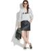 Madewell Skirts | Madewell Walker Waxed Cotton Mini Cargo Skirt Nwt | Color: Gray | Size: 8