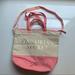 Victoria's Secret Bags | Double Tote Victoria Secret Bag ( Includes Insulation Separable Zip Bag) | Color: Cream/Pink | Size: Os