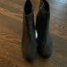 Zara Shoes | Black Suede Ankle Zara Boots With Zipper | Color: Black | Size: 8