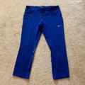 Nike Pants & Jumpsuits | Nike Dri-Fit Nike Capri Leggings | Color: Blue | Size: M