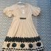 Anthropologie Dresses | Anthropologie Embroidered Dress Size Small | Color: Cream/Tan | Size: S