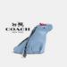 Coach Bags | Coach Rexy Coin Case Pouch Bag Charm Leather Colorblock Cornflower Blue New Box | Color: Blue | Size: Os