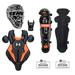 Under Armour Converge Victory Series NOCSAE Certified Youth Catcher's Set - Ages 9-12 Black/Orange