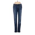 Joe's Jeans Jeans - High Rise Skinny Leg Denim: Blue Bottoms - Women's Size 24 - Sandwash