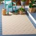 White 144 x 108 x 0.24 in Area Rug - Martha Stewart Rugs Square Geometric Power Loom Polypropylene Indoor/Outdoor Use Area Rug in Beige Polypropylene | Wayfair