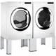 Inlife - Socle double pour lave-linge et sèche-linge Blanc