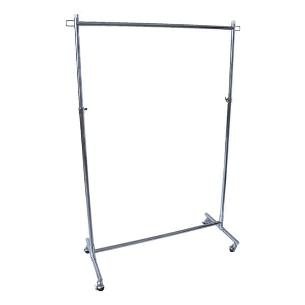 Gerso Kleiderwagen 100 x 185 cm grau, 90x96x41 cm