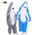 Eraspooky – Costume de requin drôle pour Animal adulte combinaison de mascotte unisexe carnaval