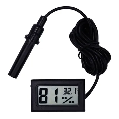 Thermomètre numérique LCD pour reptiles hygromètre avec sonde hygromètre tortue Aquarium mesure