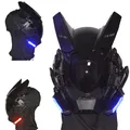 Masque de cosplay Cyberpunk équipement de science-fiction Black Samurai VAN Kamen Rider
