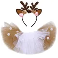 Jupe tutu de cerf de Noël pour filles costume de renne pour enfants jupe de cerf pour bébé fille