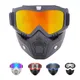 Masque de ski pour homme et femme lunettes de neige protection contre le vent adaptées au