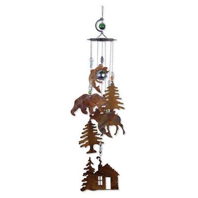Sunset Vista Designs 002046 - 24" Chime - Rustic Cabin (80111) Lawn and Garden Wind Chimes