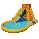 Banzai Duck Blast Water Park Inflatable Slide with Pool Float & Water Cannon - 43