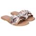 Women's Cuce Philadelphia Eagles Tan Bow Sandals