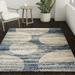 Blue 61 x 39 x 0.98 in Area Rug - DBK Addison Barkley Distressed Geometric 9’4" X 13’2" Area Rug Polypropylene | 61 H x 39 W x 0.98 D in | Wayfair