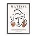 Stupell Industries Curves Not Crazy Matisse Exhibition Woman Face Lines Wood in Brown | 0.5 D in | Wayfair am-161_fr_11x14