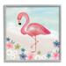 Stupell Industries Flamingo Among Sand Dollars Flowers Beach Shore Gray Farmhouse Oversized Rustic Framed Giclee Texturized Art By Katie Doucette | Wayfair