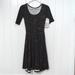 Lularoe Dresses | 2/$25 Nwt Lularoe Nicole Dress | Color: Black | Size: Xxs