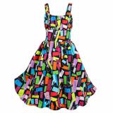 Disney Dresses | Disney Parks Dress Shop Monsters, Inc Doors Dress Youth Small | Color: Black/Green | Size: Sg