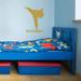 Trinx kids Personalized Boys Karate Wall Decal Customized Room Decor - CS100 Vinyl in Yellow | 13 H x 10 W in | Wayfair