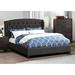 Red Barrel Studio® Tufted Platform Bed Upholstered/Polyester in Gray/Black | 60 H in | Wayfair A2F35491CA26472AA36F8373BD811313