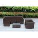 Latitude Run® Lumini Wicker 5 - Person Seating Group w/ Cushions - No Assembly Synthetic Wicker/All - Weather Wicker/Wicker/Rattan in Brown | Outdoor Furniture | Wayfair