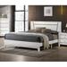 Mercer41 Kalayna Platform Bed Metal in White | 42.38 H x 78.88 W x 88.25 D in | Wayfair F9543A400D1E4D13B23903224B5ADE3E