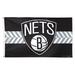 WinCraft Brooklyn Nets 3' x 5' Horizontal Stripe Deluxe Single-Sided Flag