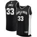 Men's Fanatics Branded Tre Jones Black San Antonio Spurs Fast Break Replica Jersey - Icon Edition