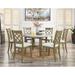 Red Barrel Studio® Stone Dining Table Wood in Brown | 30 H x 52 W x 52 D in | Wayfair D0CC9B10B82C43FF8926967869CECD17