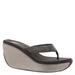 Volatile Glimpse Platform Sandal - Womens 11 Grey Sandal Medium