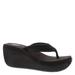Volatile Zoe Platform Flip Flop - Womens 11 Black Sandal Medium