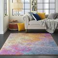 NOURISON Passion Contemporary Abstract Sunburst 4' x 6' Area Rug 3'9" x 5'9", Polypropylene