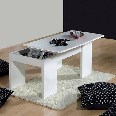 Mobimarket - Couchtisch Malibu, Couchtisch mit abnehmbarer Platte, Couchtisch für das Wohnzimmer, Image
