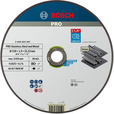 Bosch PRO Stainless Steel and Metal Trennscheibe 230 x 1,9 x 22,23 mm - 2608603407 Image