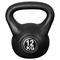 Ivol - Fitness-Gewicht - 12kg - Schwarz - Kunststoff-Training-Glockengewicht für Hantel-Außenbereich