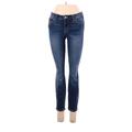 Gap Outlet Jeans - Low Rise Skinny Leg Denim: Blue Bottoms - Women's Size 2 - Dark Wash