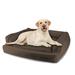 Brown Sofa Dog Bed, 50" L X 39" W X 13" H, X-Large