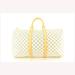 Louis Vuitton Bags | Louis Vuitton Damier Azur Keepall 50 Duffle Bag 15lk616s | Color: White | Size: 20"L X 8.5"W X 11"H