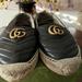 Gucci Shoes | Gucci Leather Espadrille With Double G | Color: Black/Tan | Size: 10