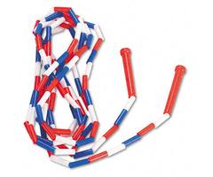 Champion Sport PR16 16-ft. Segmented Plastic Jump Rope - Red/Blue/White