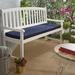 Birch Lane™ Indoor/Outdoor Sunbrella Bench Cushion in Blue | 2 H x 57 W in | Wayfair C3F10BFBC8874E38BE2FA2854ED043BD