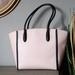 Kate Spade Bags | New Kate Spade New York Caroline Lane Forster Off Pink Xl Leather Tote. | Color: Black/Pink | Size: 19" X 12" X 6"