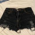 Levi's Shorts | Black Denim Vintage Levi Shorts | Color: Black | Size: 27