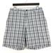 Adidas Shorts | Adidas Men's Size 34 Grey Black Plaid Print Zip Fly Golf Shorts Stretch | Color: Black/Gray | Size: 34