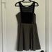 Urban Outfitters Dresses | Green Flowy Dress With Black Lace Detail On Bodice | Color: Black/Green | Size: L