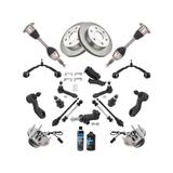 1999-2000 Chevrolet Silverado 1500 Front Brake Pad Rotor Axle Control Arm Kit - TRQ